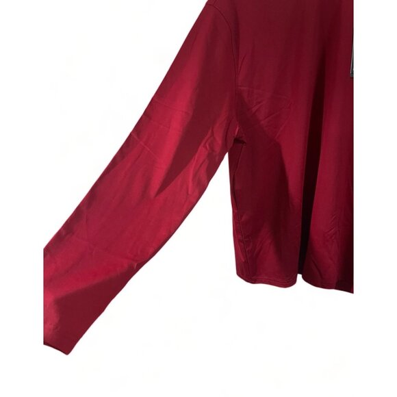 Maelreg Performance Long Sleeve Shirt Red for Men Size L - Picture 6 of 7